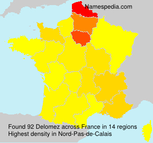 Surname Delomez in France Surname Delomez in France