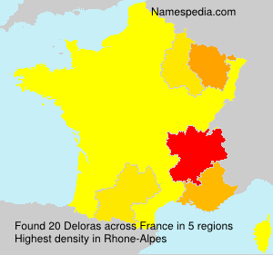 Surname Deloras in France Surname Deloras in France