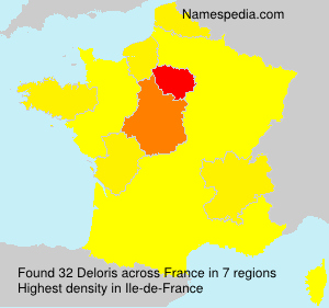 Surname Deloris in France Surname Deloris in France
