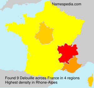 Surname Delouille in France Surname Delouille in France
