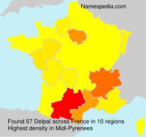 Surname Delpal in France Surname Delpal in France