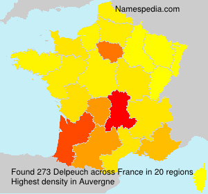 Surname Delpeuch in France Surname Delpeuch in France