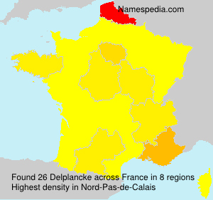 Surname Delplancke in France