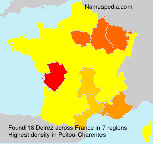 Surname Delrez in France Surname Delrez in France