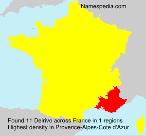 Surname Delrivo in France Surname Delrivo in France