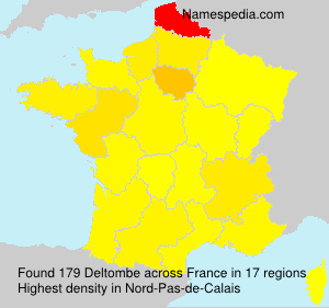 Surname Deltombe in France Surname Deltombe in France