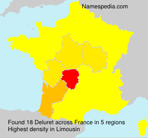 Surname Deluret in France Surname Deluret in France