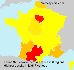 Surname Delvolve in France Surname Delvolve in France