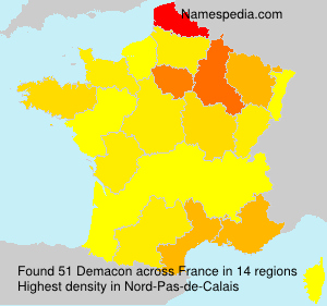 Surname Demacon in France Surname Demacon in France