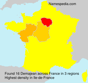 Surname Demajean in France Surname Demajean in France