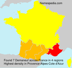 Surname Demaneuf in France Surname Demaneuf in France