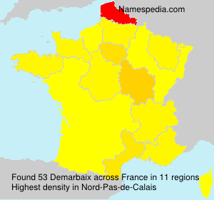 Surname Demarbaix in France Surname Demarbaix in France