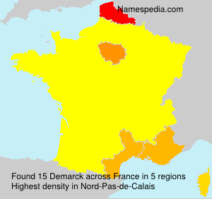 Surname Demarck in France Surname Demarck in France