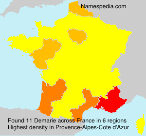 Surname Demarie in France Surname Demarie in France