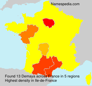 Surname Demaya in France Surname Demaya in France