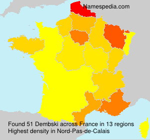 Surname Dembski in France Surname Dembski in France