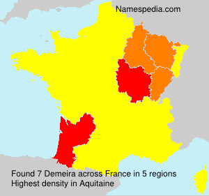 Surname Demeira in France Surname Demeira in France