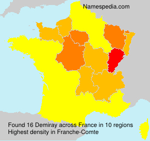 Surname Demiray in France Surname Demiray in France