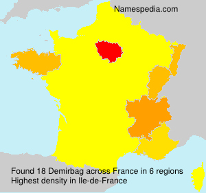 Surname Demirbag in France Surname Demirbag in France