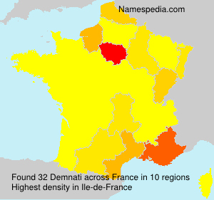 Surname Demnati in France Surname Demnati in France