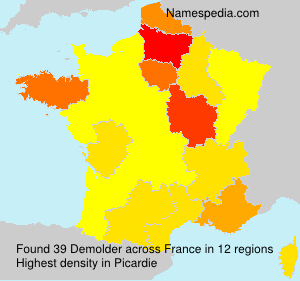 Surname Demolder in France Surname Demolder in France