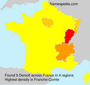 Surname Demoli in France Surname Demoli in France