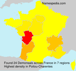 Surname Demonsais in France Surname Demonsais in France