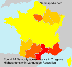 Surname Demonty in France Surname Demonty in France