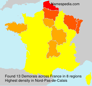 Surname Demorais in France Surname Demorais in France