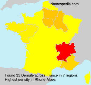 Surname Demule in France Surname Demule in France