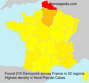 Surname Demuynck in France Surname Demuynck in France