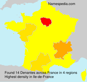 Surname Denantes in France Surname Denantes in France