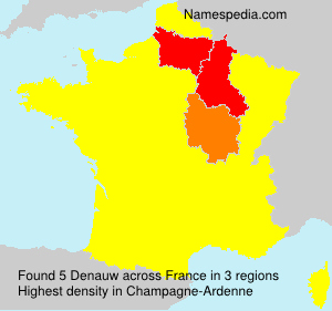 Surname Denauw in France Surname Denauw in France