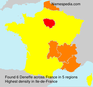 Surname Deneffe in France Surname Deneffe in France