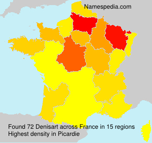 Surname Denisart in France Surname Denisart in France