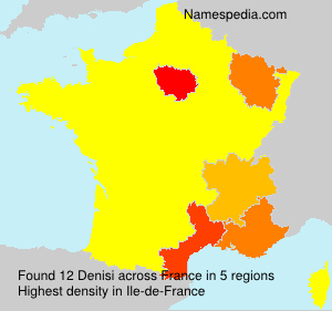 Surname Denisi in France Surname Denisi in France