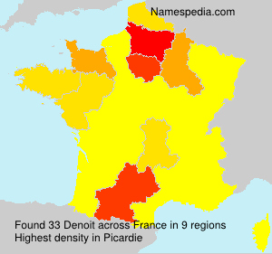 Surname Denoit in France Surname Denoit in France
