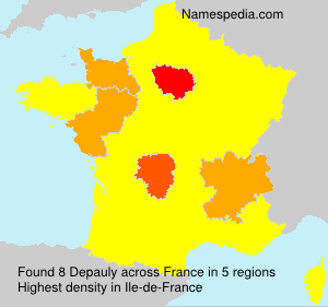 Surname Depauly in France Surname Depauly in France