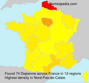 Surname Depienne in France Surname Depienne in France