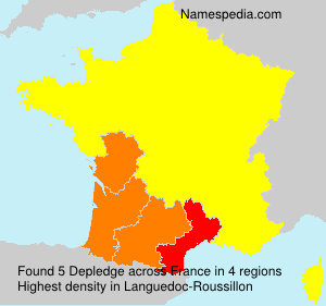 Surname Depledge in France Surname Depledge in France
