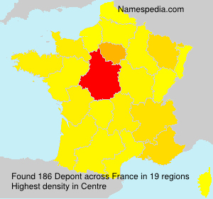 Surname Depont in France