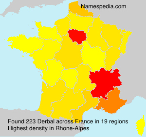 Surname Derbal in France Surname Derbal in France