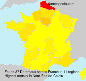 Surname Deremaux in France Surname Deremaux in France