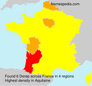 Surname Derep in France Surname Derep in France