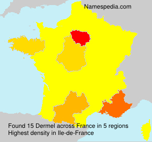 Surname Dermel in France Surname Dermel in France