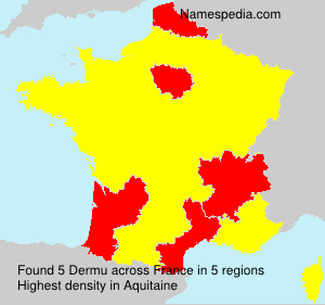 Surname Dermu in France Surname Dermu in France