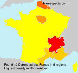 Surname Derone in France Surname Derone in France