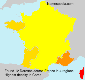 Surname Derosas in France Surname Derosas in France