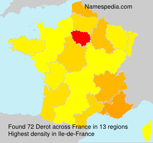 Surname Derot in France Surname Derot in France