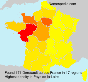 Surname Derouault in France Surname Derouault in France